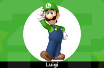 Luigi poseert